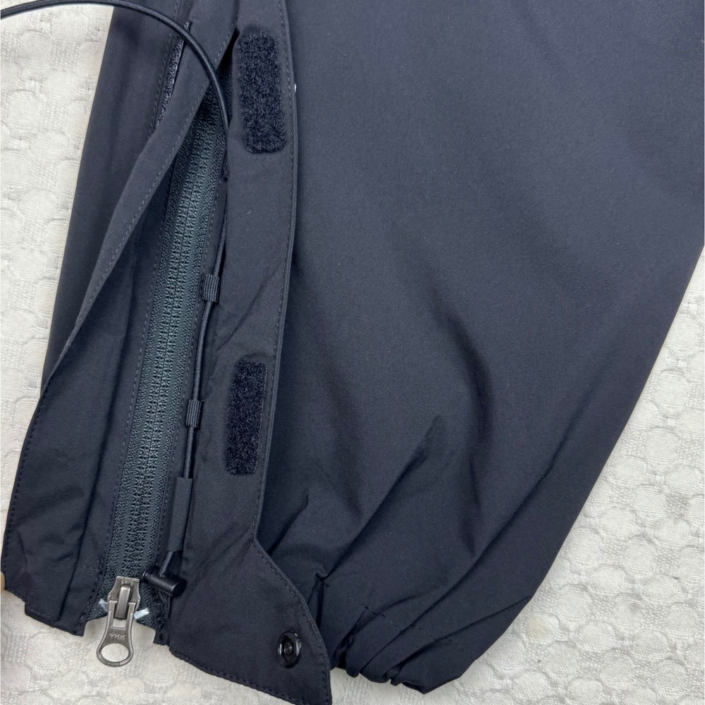 REI E1 Elements Rain Pants Womens M Petite Black Waterproof Outdoor Gorpcore - Picture 11 of 12